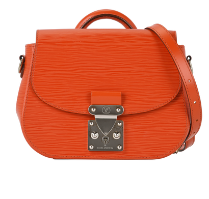 Eden Shoulder Bag, £520, Handbags, Orange, Leather, Front view